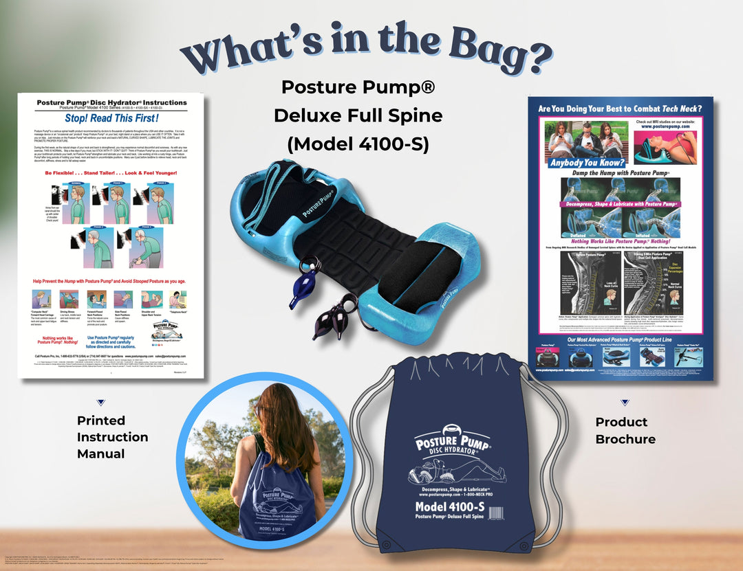Posture Pump® Deluxe Full Spine (Model 4100-S) | Neck & Back